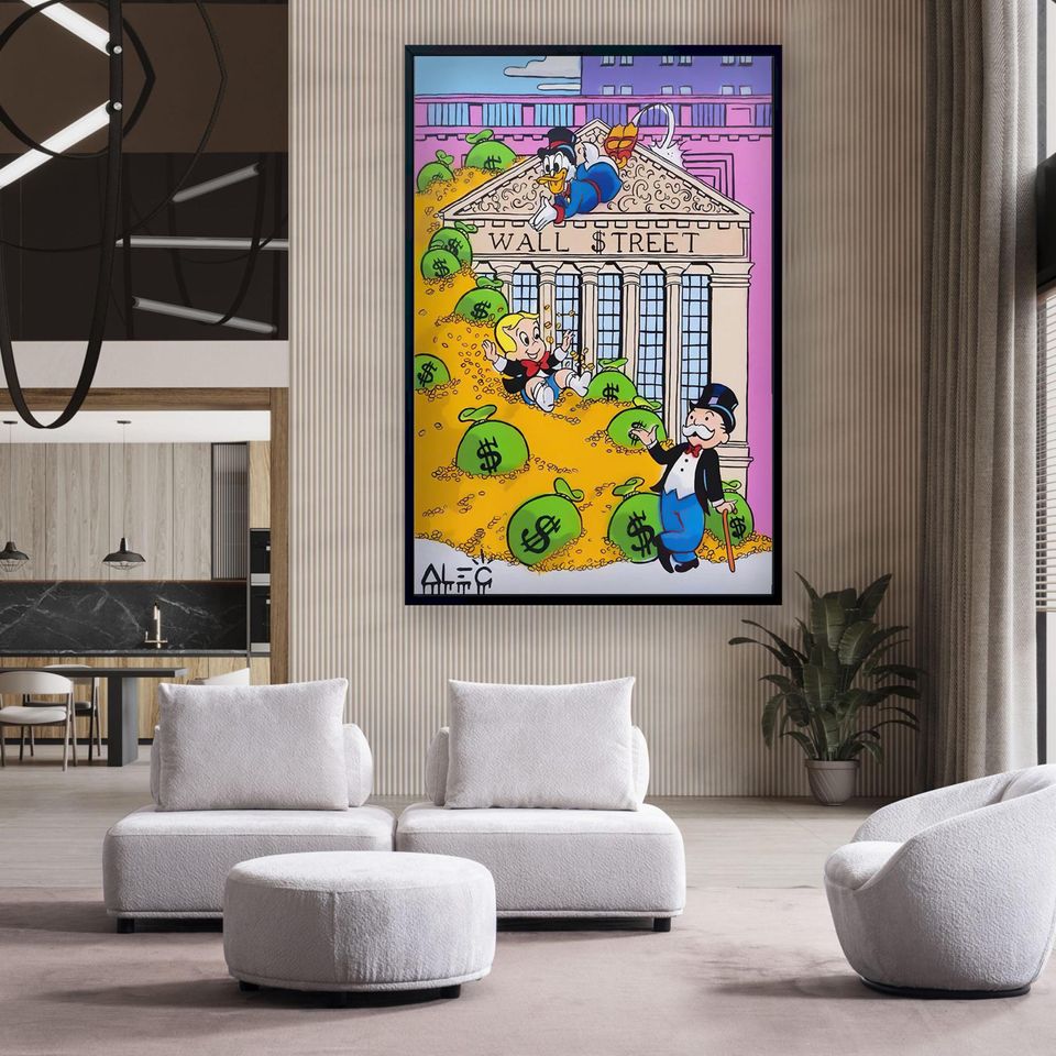 Richie Rich Art: Pop Art Finance Wall Decor