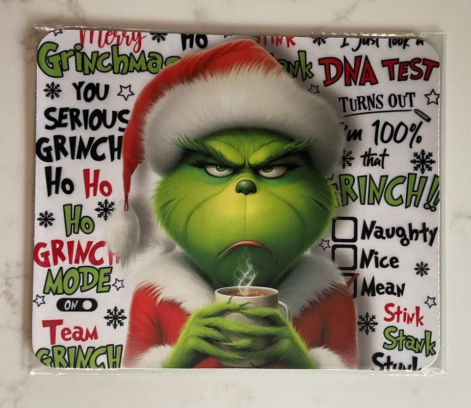 Funny Character Christmas Mousepad