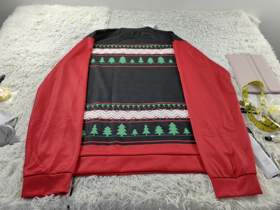 Anti-Hero Red Ugly Christmas Sweater | Mercenary Comic Fan Gift | Hilarious Nerdy Holiday Jumper | Funny pop culture sweater
