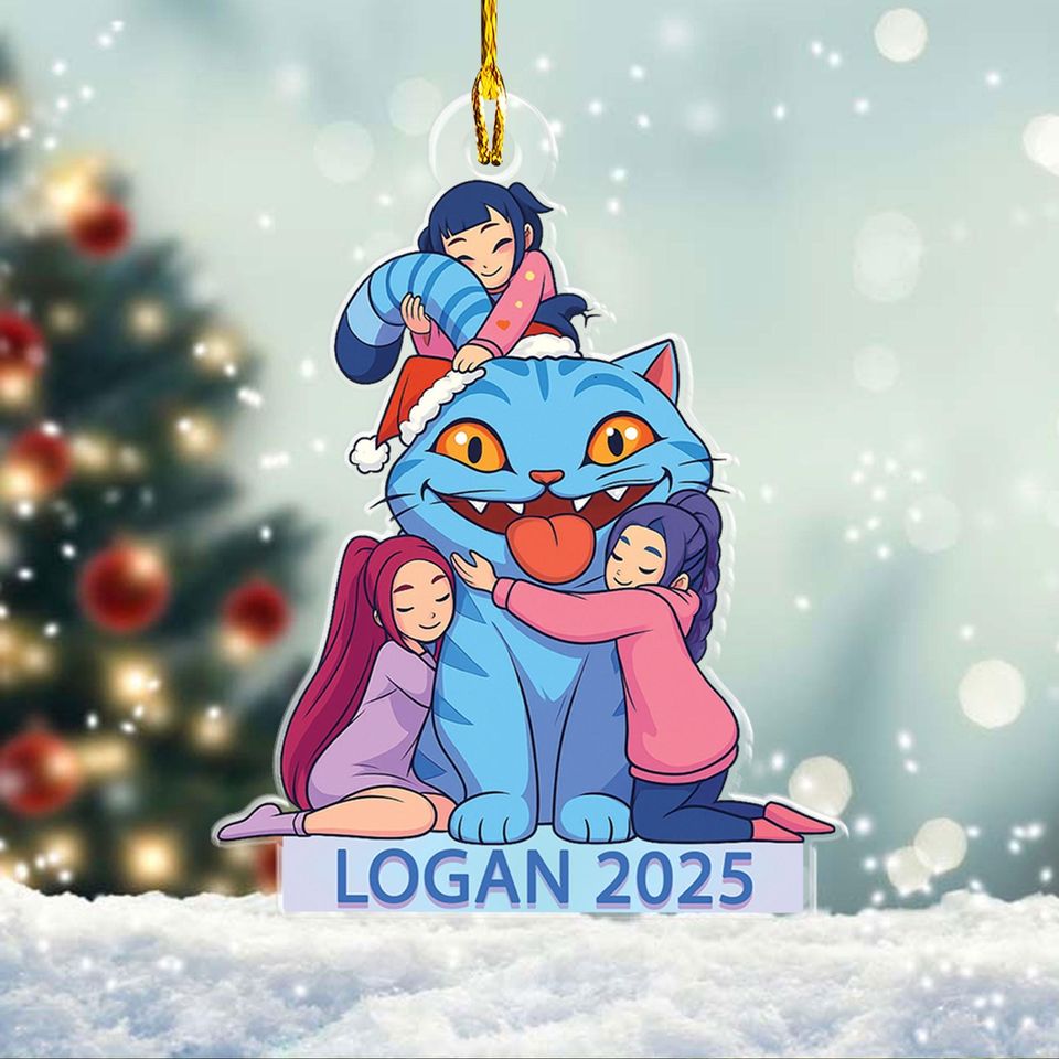 Derpy K-Pop Demon Hunter Acrylic Ornament, Custom Huntrix Decor