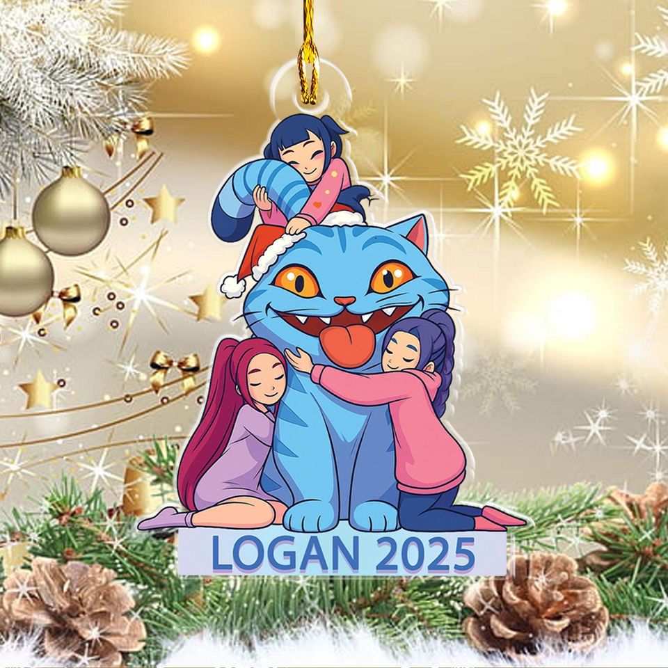 Derpy K-Pop Demon Hunter Acrylic Ornament, Custom Huntrix Decor