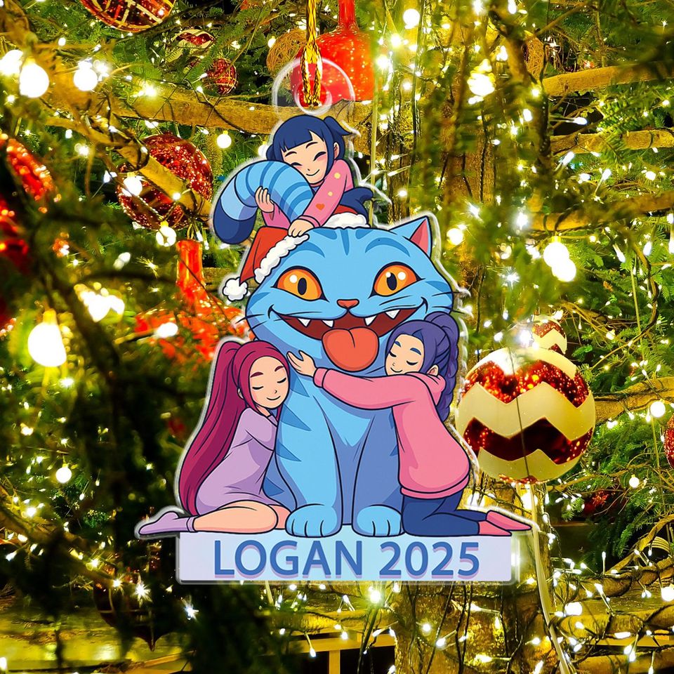 Derpy K-Pop Demon Hunter Acrylic Ornament, Custom Huntrix Decor