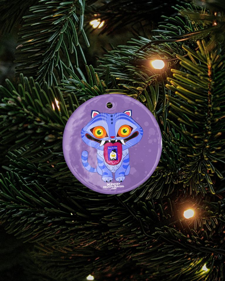 Depy Demons Anime Style Ceramic Ornament, Kpop Fans Christmas Tree Decor, Hunters Keepsake