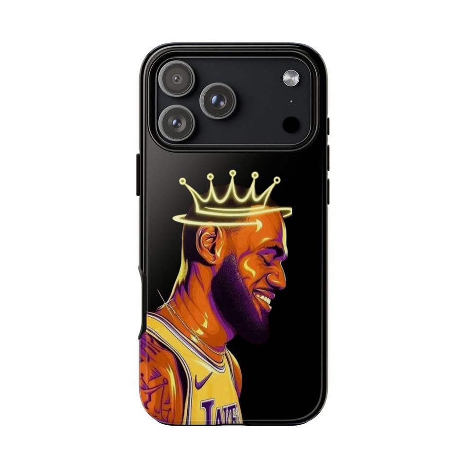 LeBron James Graphic Phone Case | Basketball Legend Design
