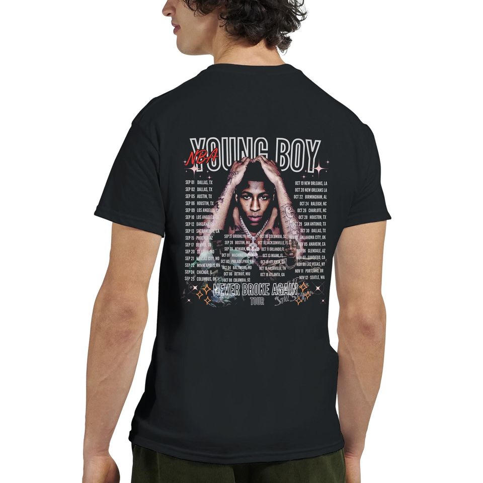 Youngboy 2025 Masa Tour Double Sided T-Shirt
