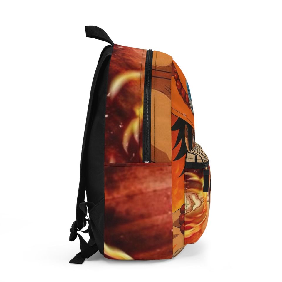 Flame Pirate King Backpack, Anime Character Fire Bag