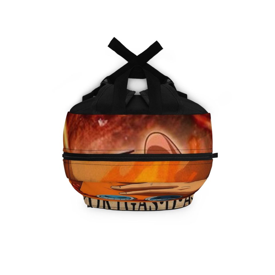 Flame Pirate King Backpack, Anime Character Fire Bag
