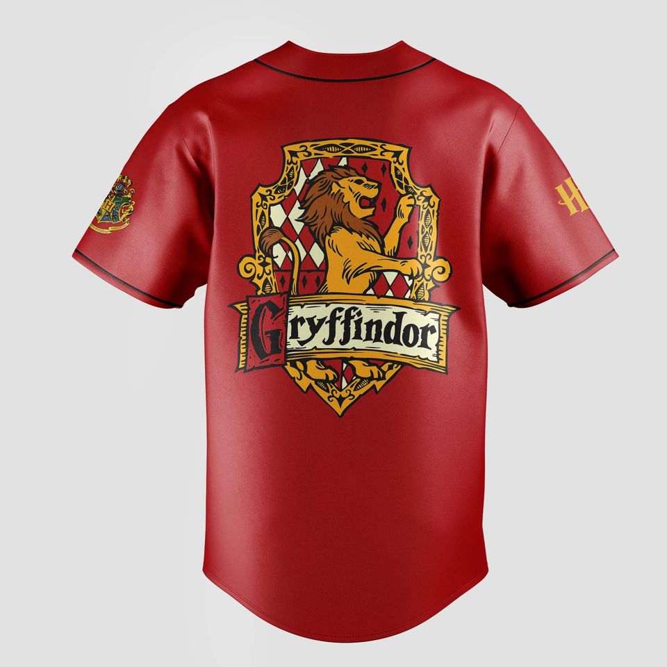 Custom Baseball Jersey, Wizard Houses Shirt