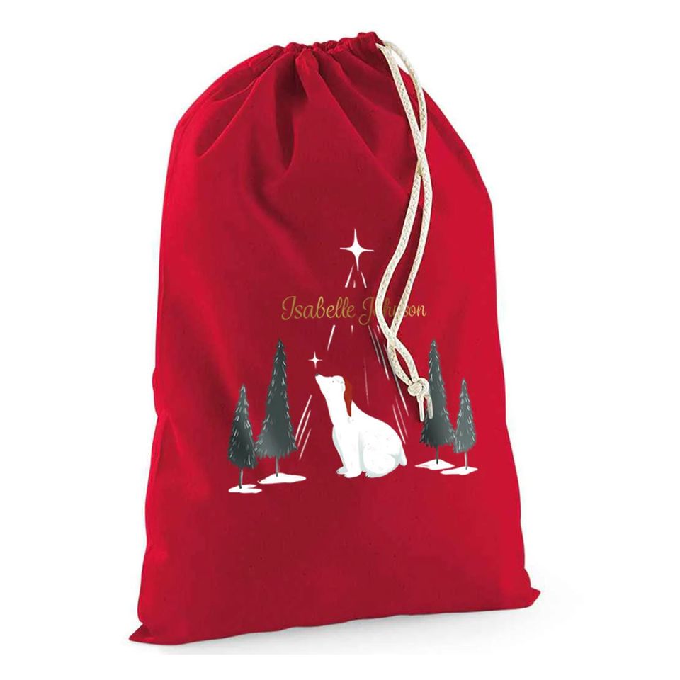 Personalised Arctic Magic Christmas Sack