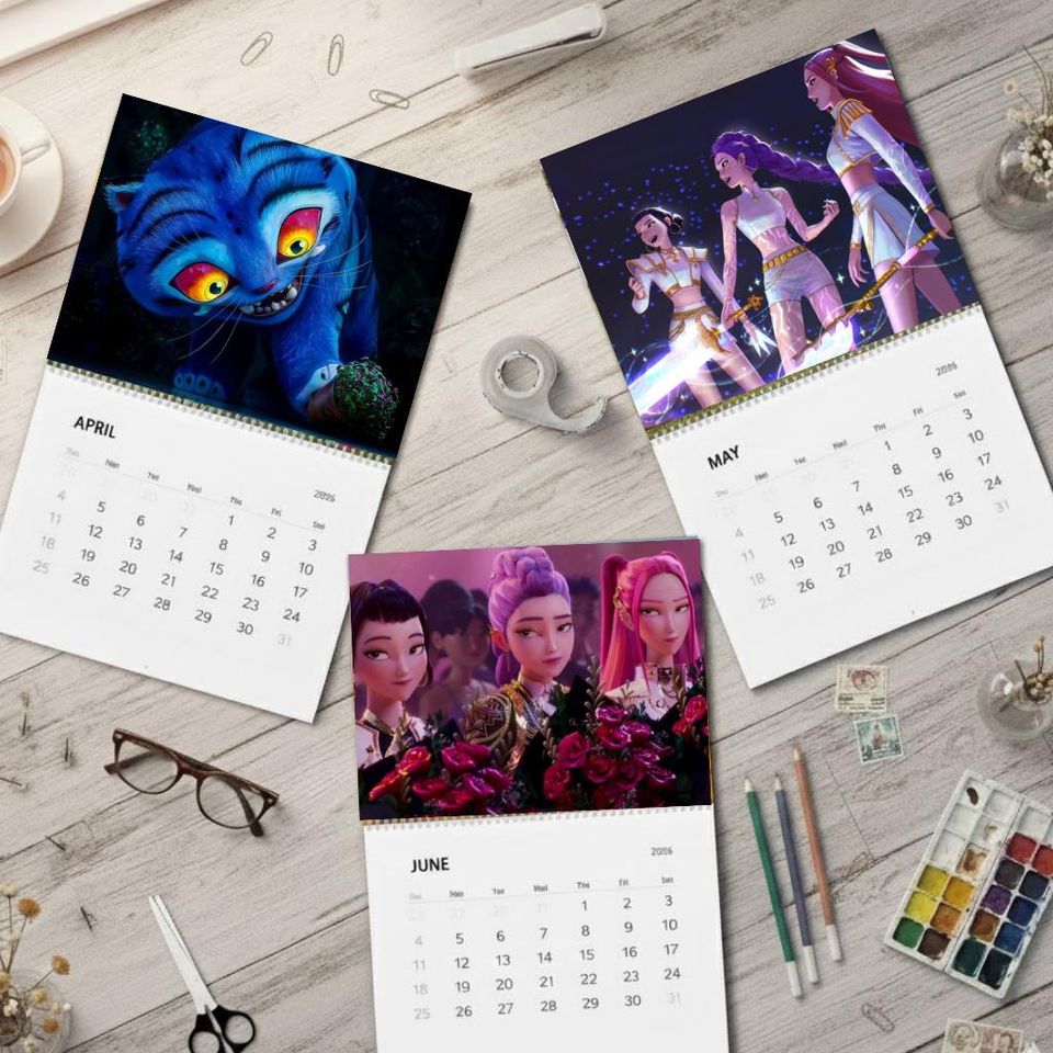 HUNTRIX Wall Calendar Fan Gift, Room Decor