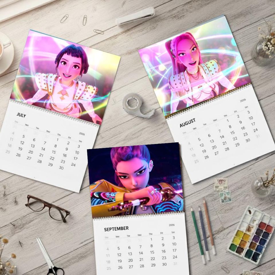 HUNTRIX Wall Calendar Fan Gift, Room Decor