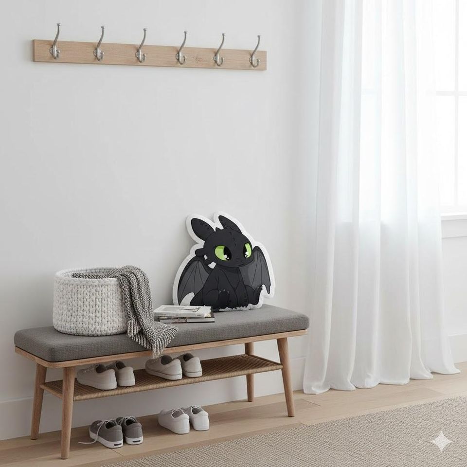 Toothless Pillow, How to Train Your Dragon Cushion