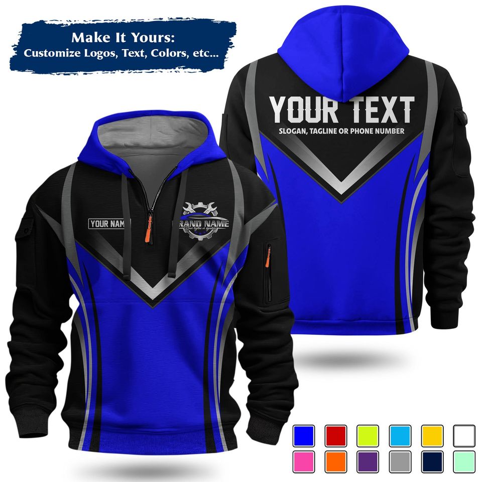 Custom Workwear Shirt: Personalized Mechanic Company Uniform