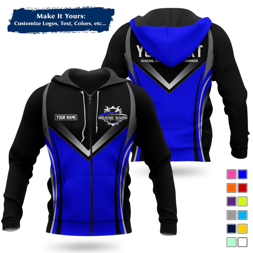 Custom Workwear Shirt: Personalized Mechanic Company Uniform