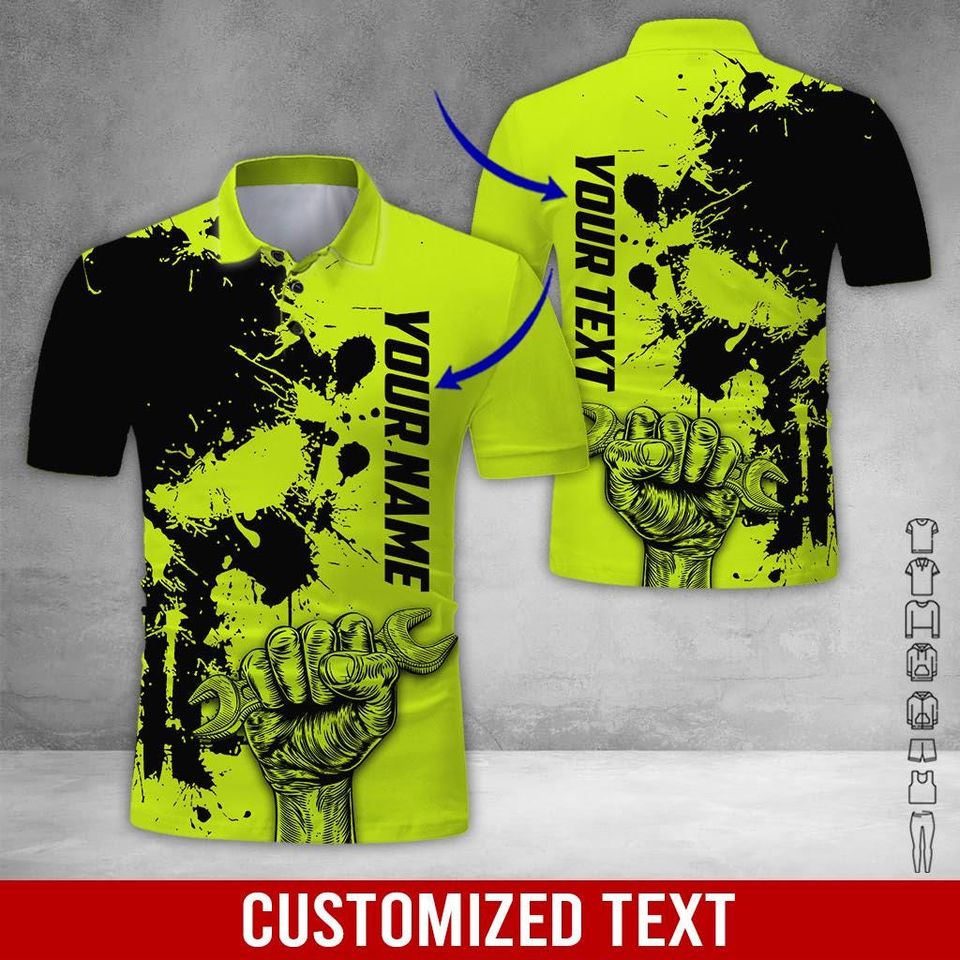 Custom Mechanic Combo Shirt: Personalized Auto Company Uniform