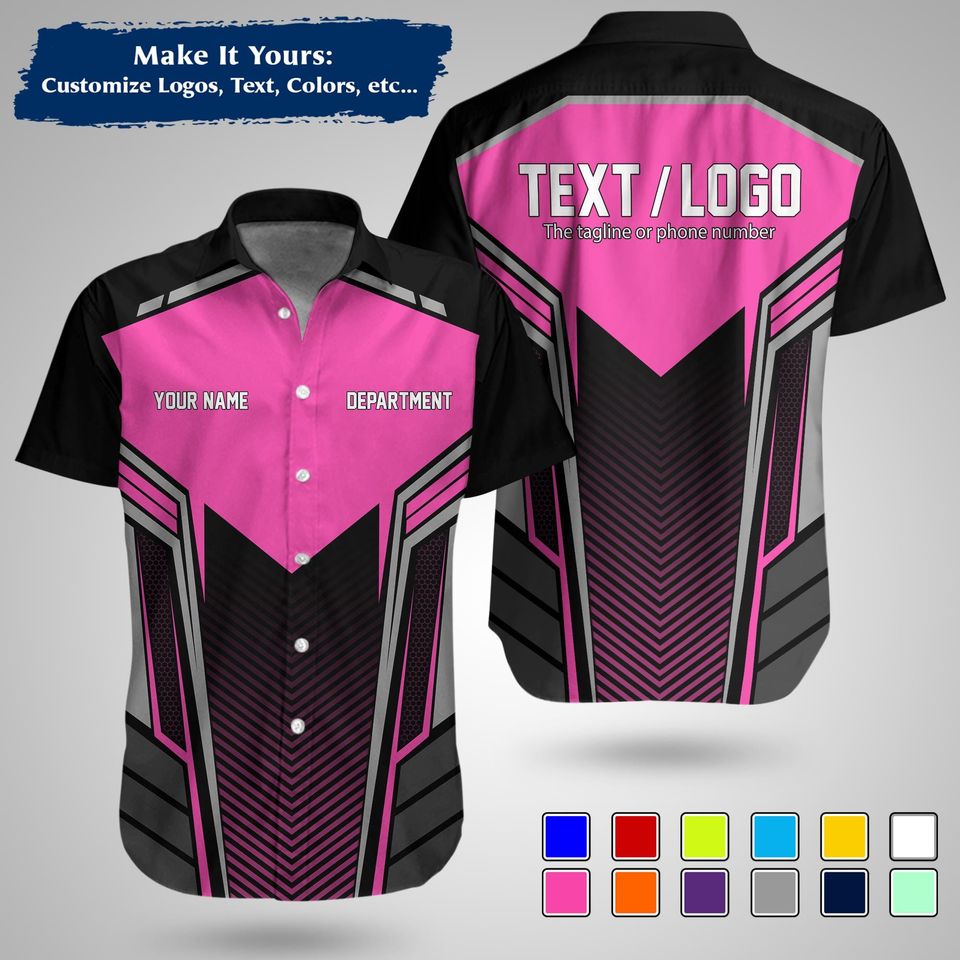 Custom  Construction Workwear Shirt  Personalized Uniform with Logo & Name