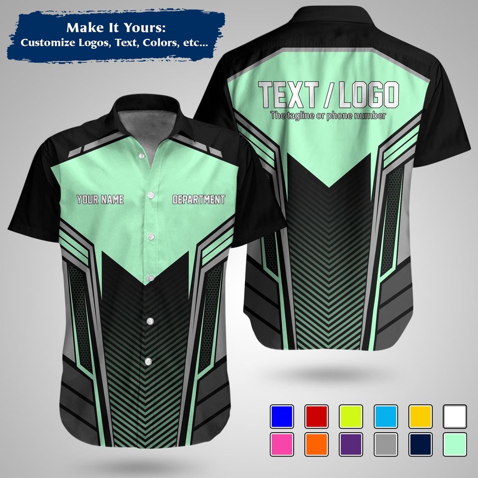 Custom  Construction Workwear Shirt  Personalized Uniform with Logo & Name