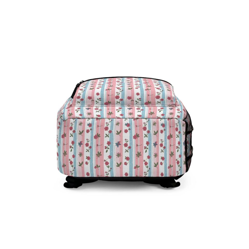 Floral Polyester Backpack
