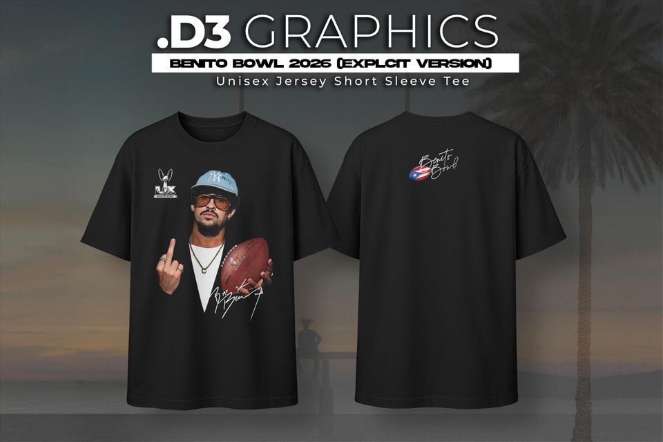 Benito Bowl 2026 Halftime T-Shirt - Double Sided, Explicit Version