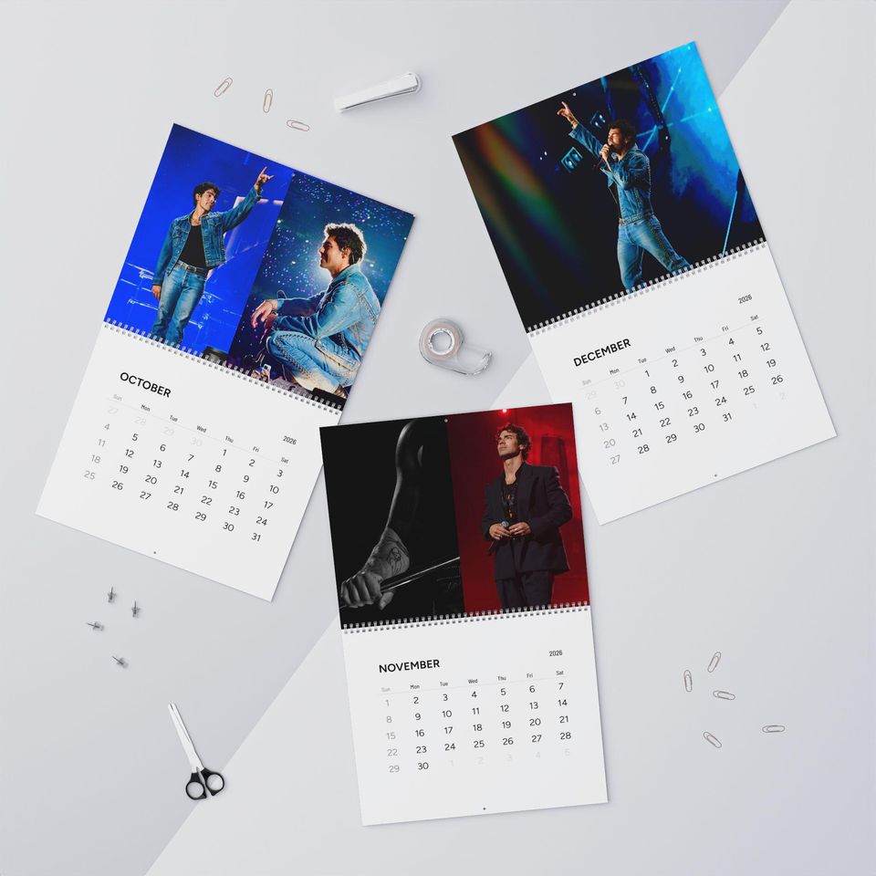 Joe Jonas Wall Calendar (2026)
