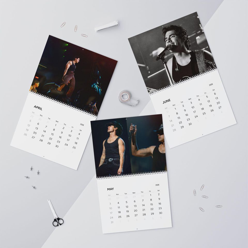 Joe Jonas Wall Calendar (2026)