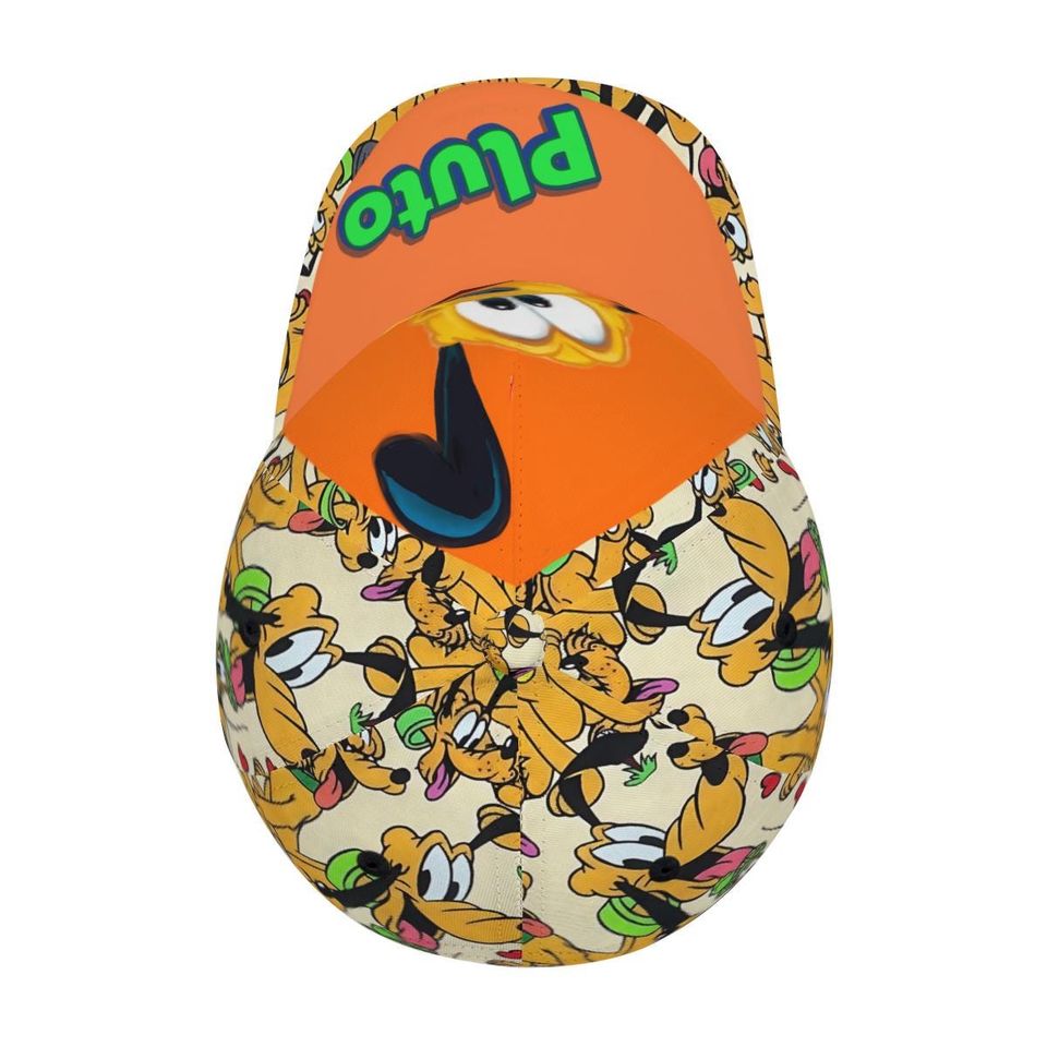 Personalized Pluto Mickey Dog Disney Baseball Cap