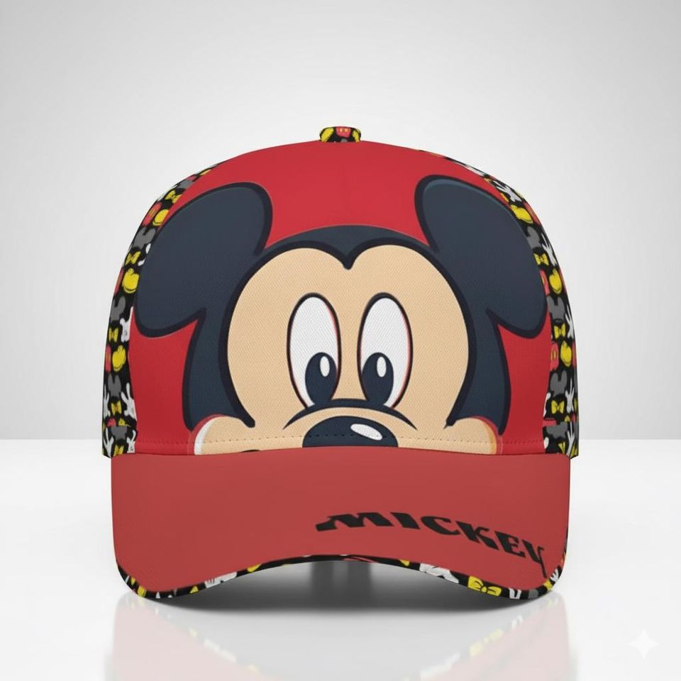 Personalized Mickey Ears Cap Disney Trucker Hat Disneyland Baseball Cap