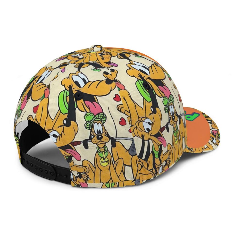 Personalized Pluto Mickey Dog Disney Baseball Cap