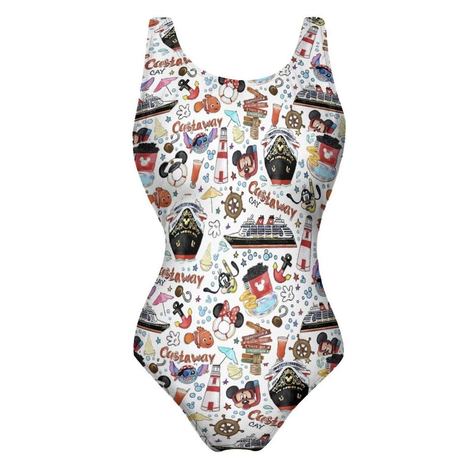 Disney Cruise One Piece Swimsuit , Beach Swimsuit & Bathing Suit