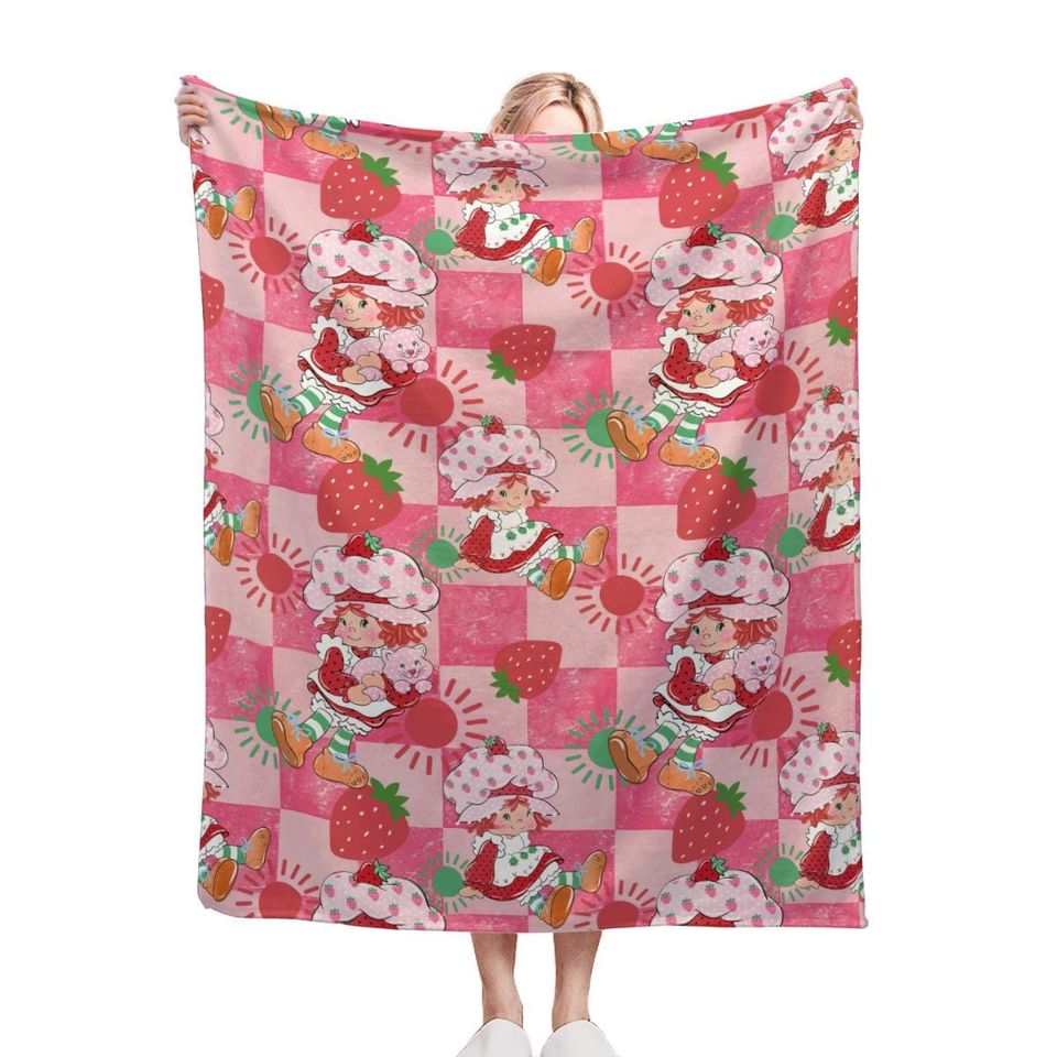 Strawberry Shortcake Baby Fleece Blanket,