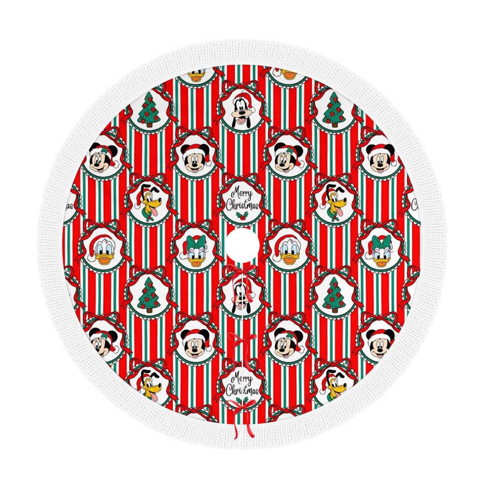 Mickey & Friends Christmas Tree Skirt, Holiday Decor