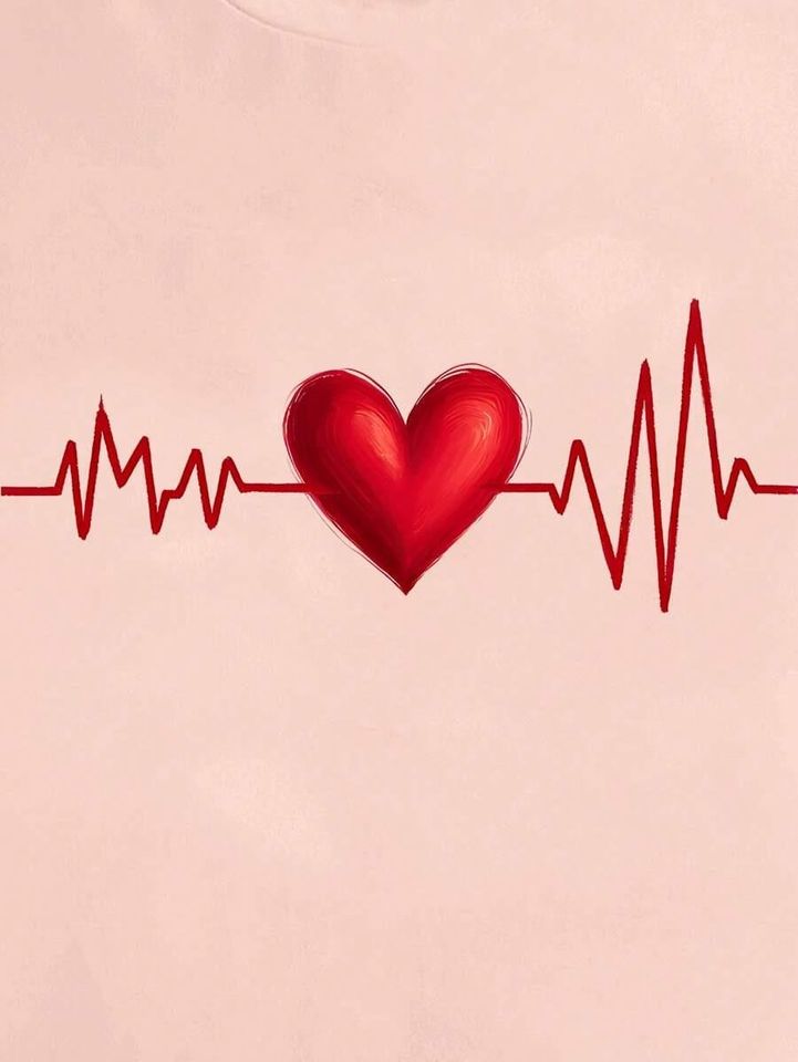 Matching Heartbeat Couple Shirts, Valentine Anniversary Tees