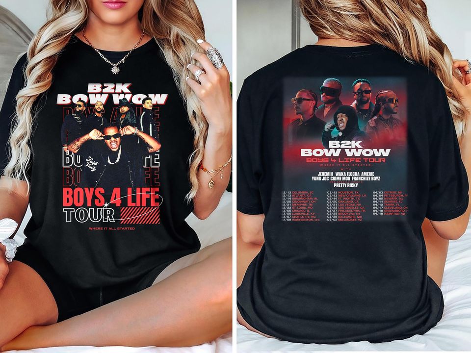 Bow Wow x B2K Boys 4 Life Tour Unisex 2026 Shirt