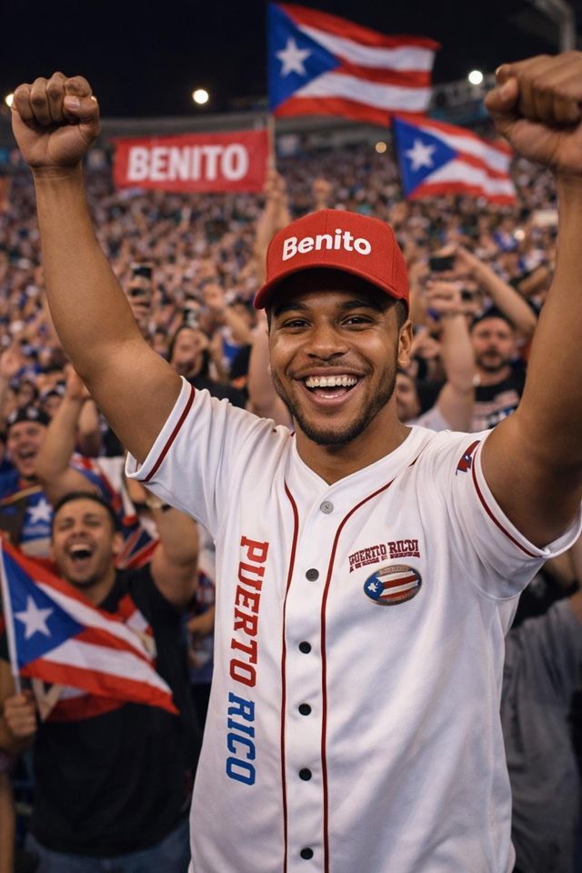 Benito 94 Baseball Jersey: Puerto Rico Halftime Show Inspired