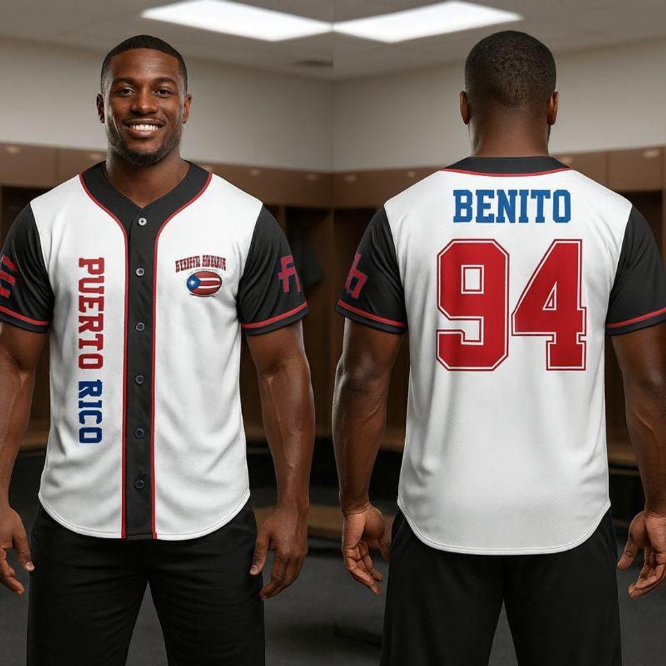 Benito 94 Baseball Jersey: Puerto Rico Halftime Show Inspired