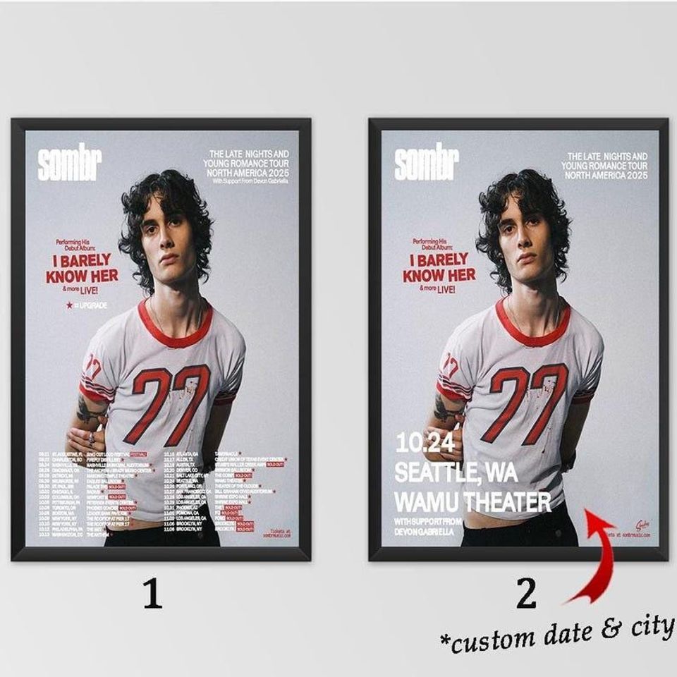 Custom Poster - Sombr 2025 Poster