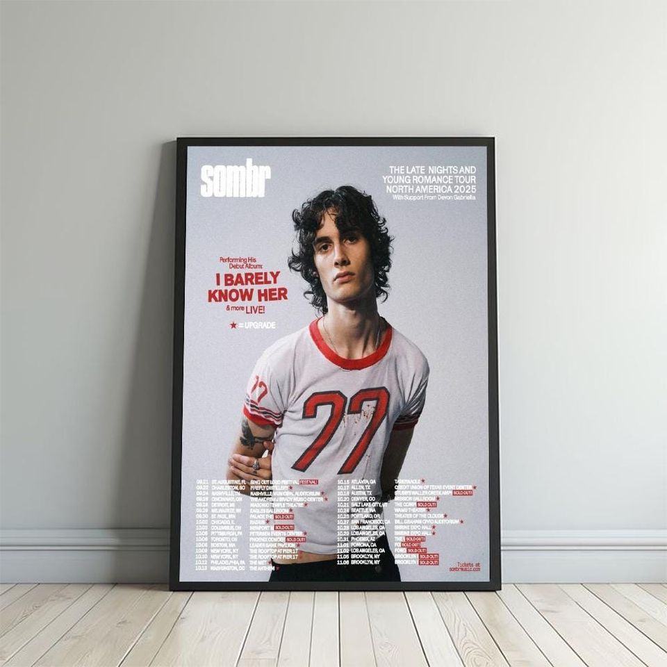 Custom Poster - Sombr 2025 Poster