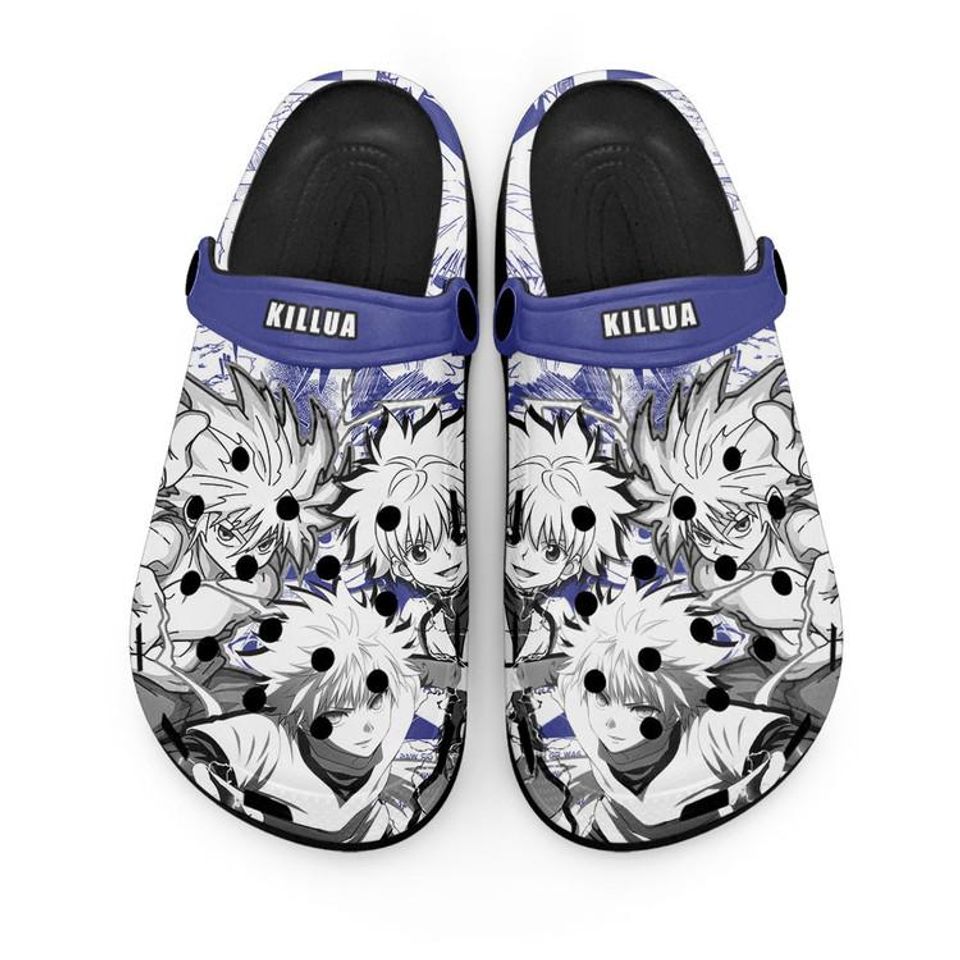 Killua Clogs Shoes Manga Style Personalized