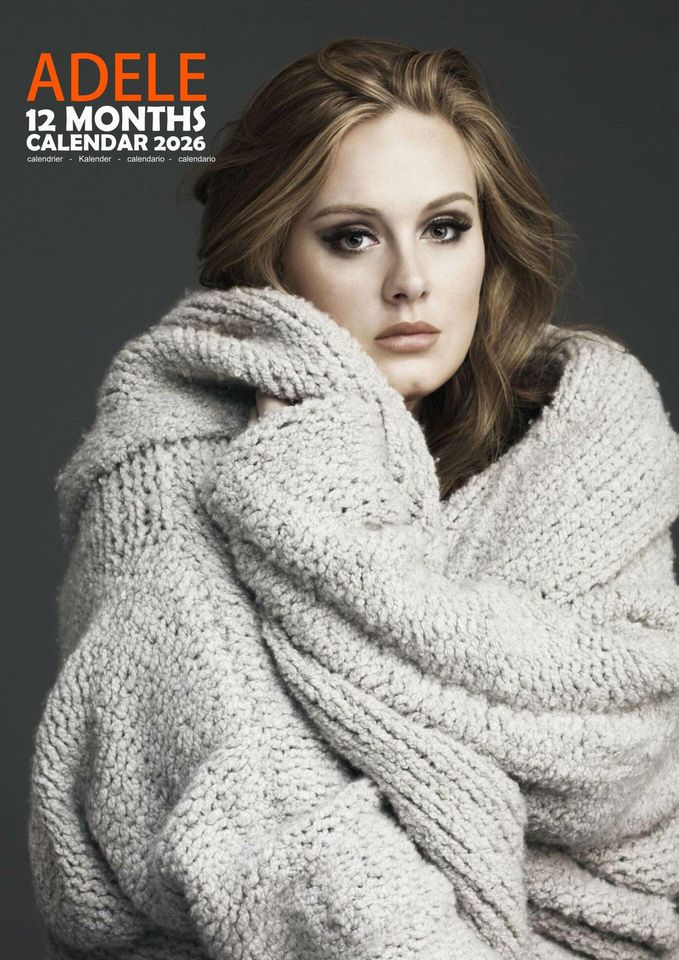 Adele 2026 Calendar, New Year Gift, Home Decor
