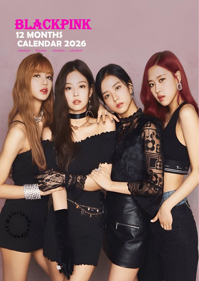 Blackpink 2026 Calendar, New Year Gift, Home Decor
