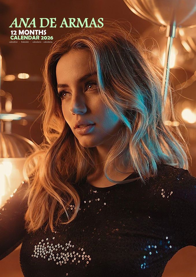 Ana De Armas 2026 Calendar, New Year Gift, Home Decor