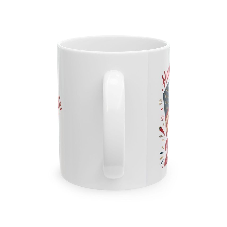 Happy New Year 2026 Celebration Mug | Ceramic Coffee Cup