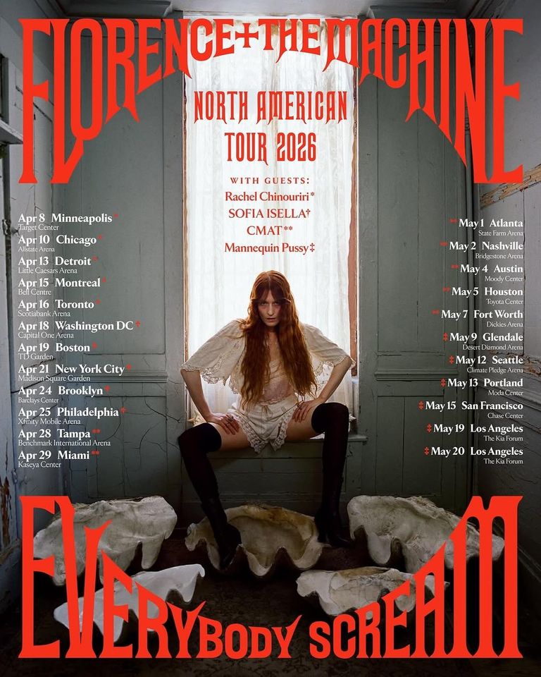 Custom Poster - Florence and the Machine Tour Poster
