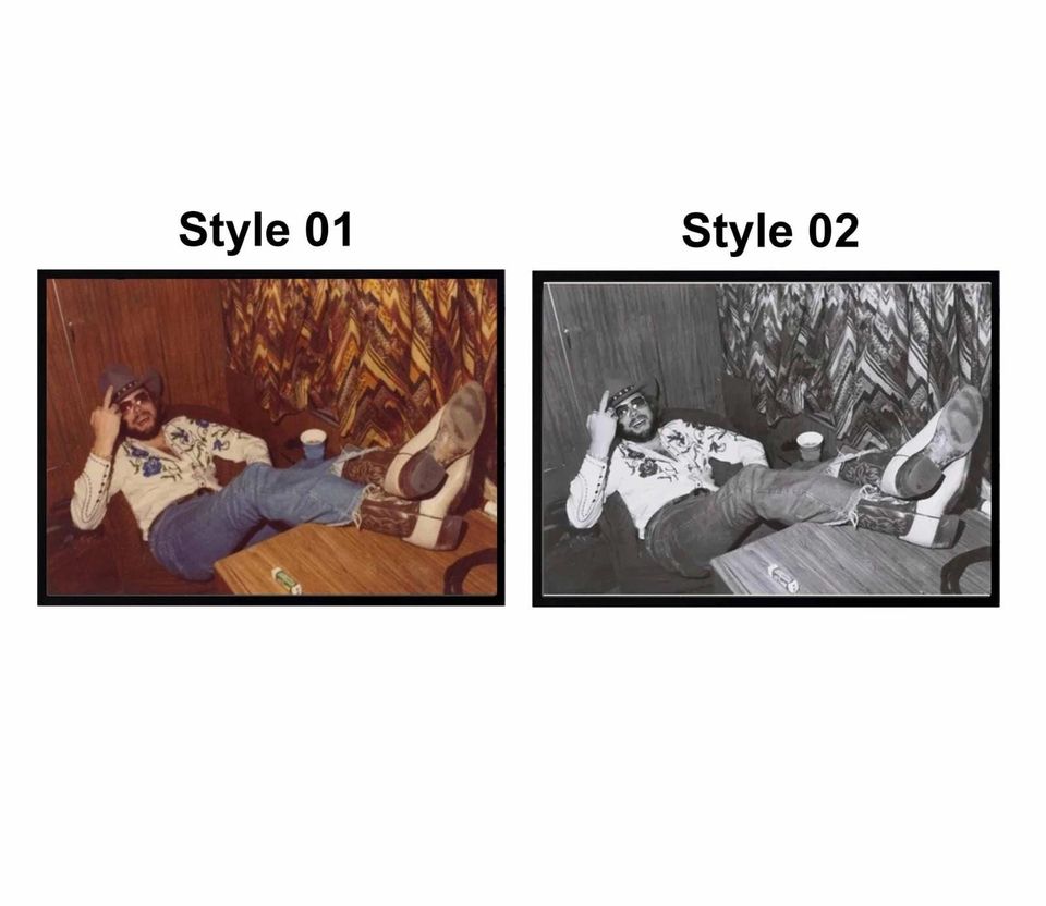 Hank-Williams Finger Vintage Poster, Best Singer Poster