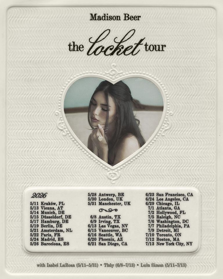Custom Poster - Madison Beer Presale Code 2026 for The Locket Tour Poster