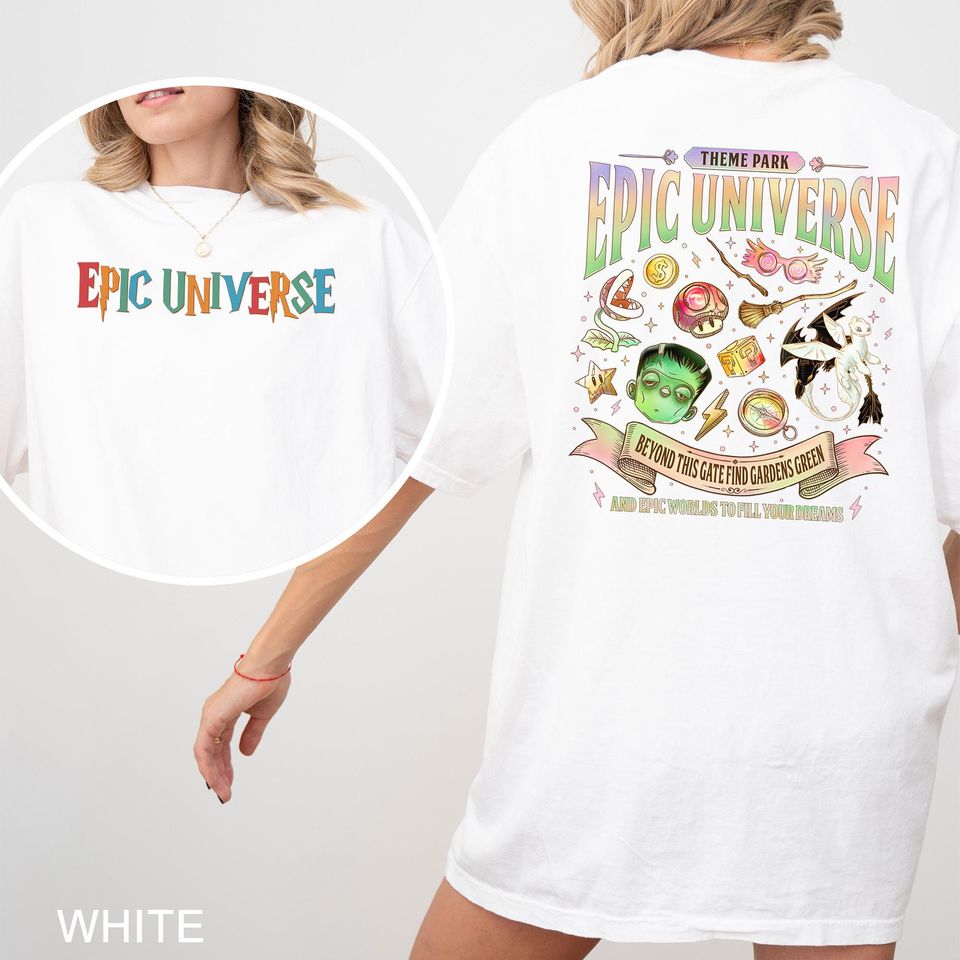Epic Universe Shirt, Comfort Colors, Universal Studios Theme Park Trip Tee 413426