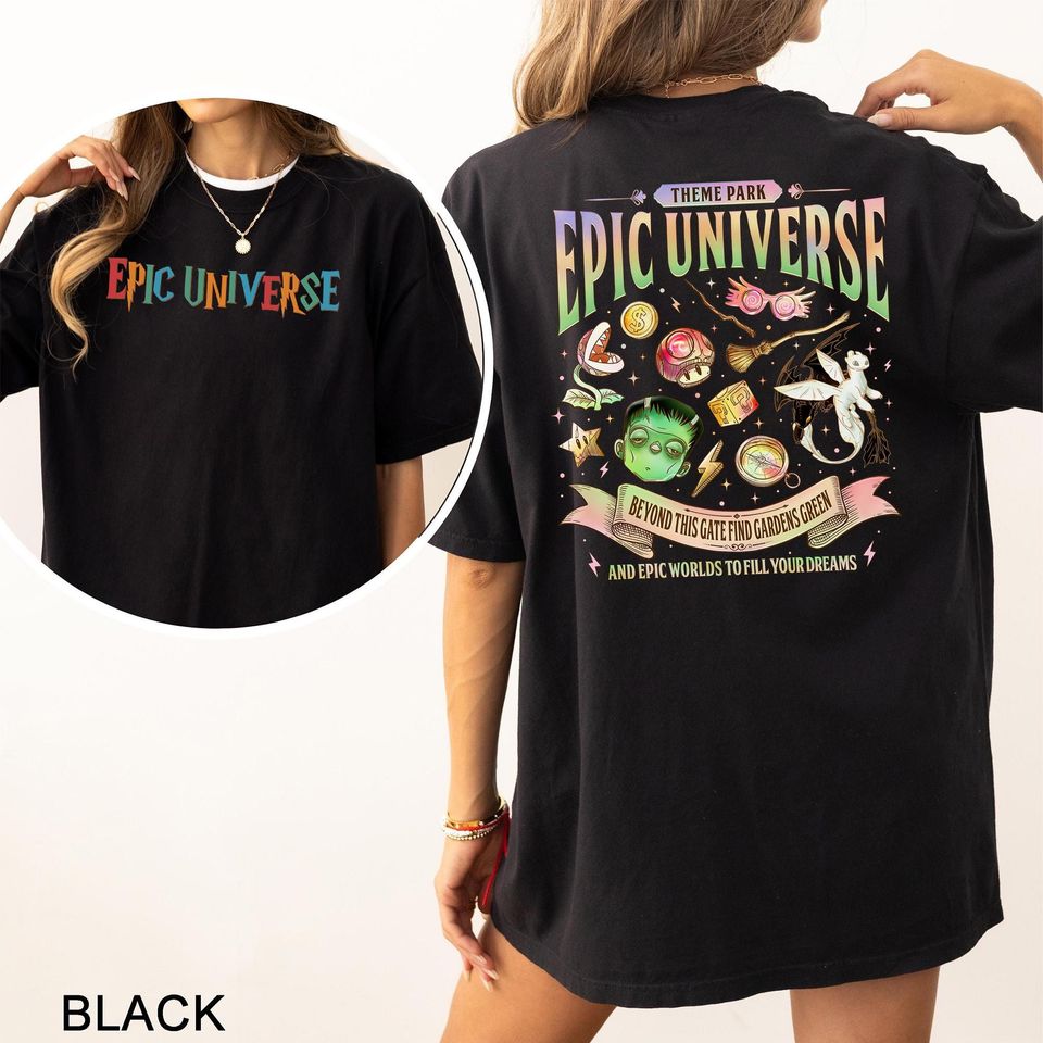 Epic Universe Shirt, Comfort Colors, Universal Studios Theme Park Trip Tee 413426