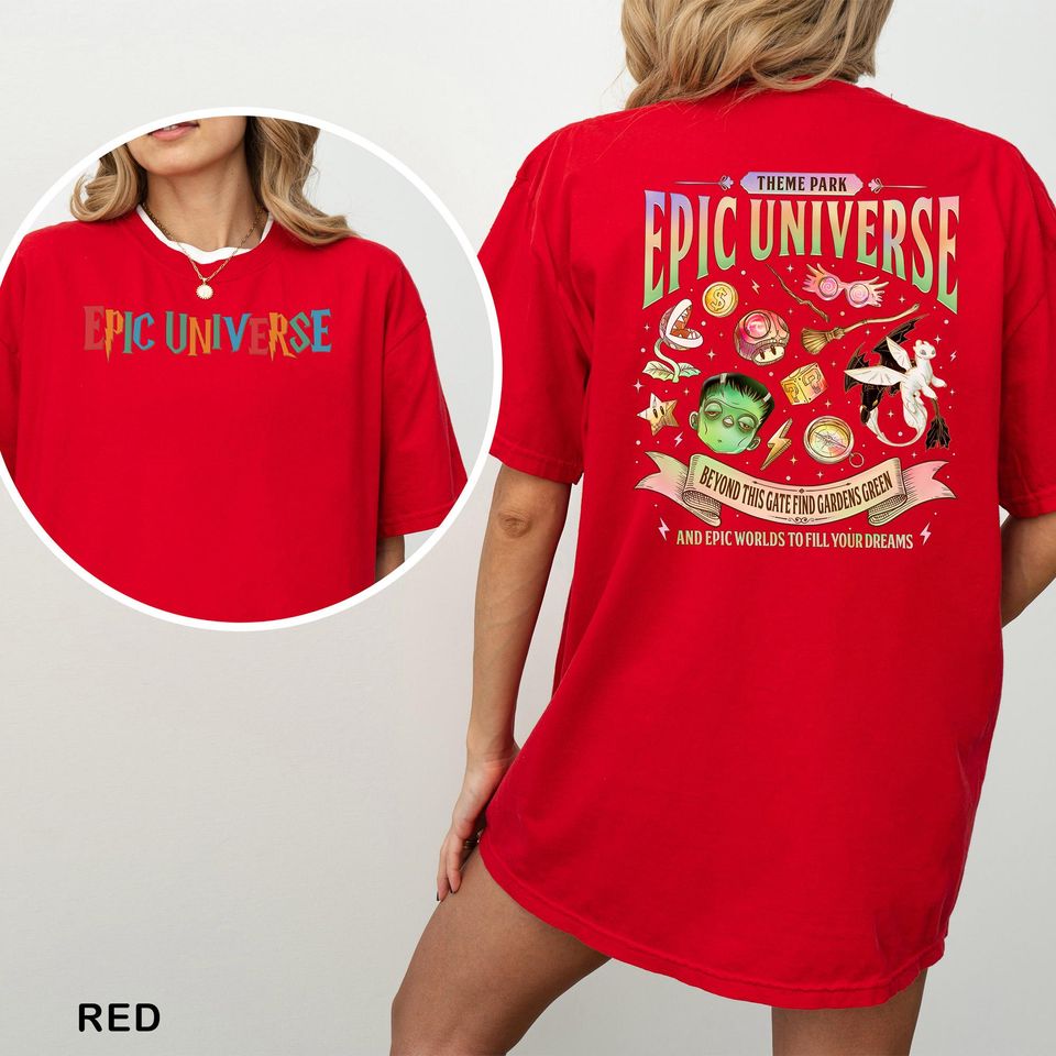 Epic Universe Shirt, Comfort Colors, Universal Studios Theme Park Trip Tee 413426