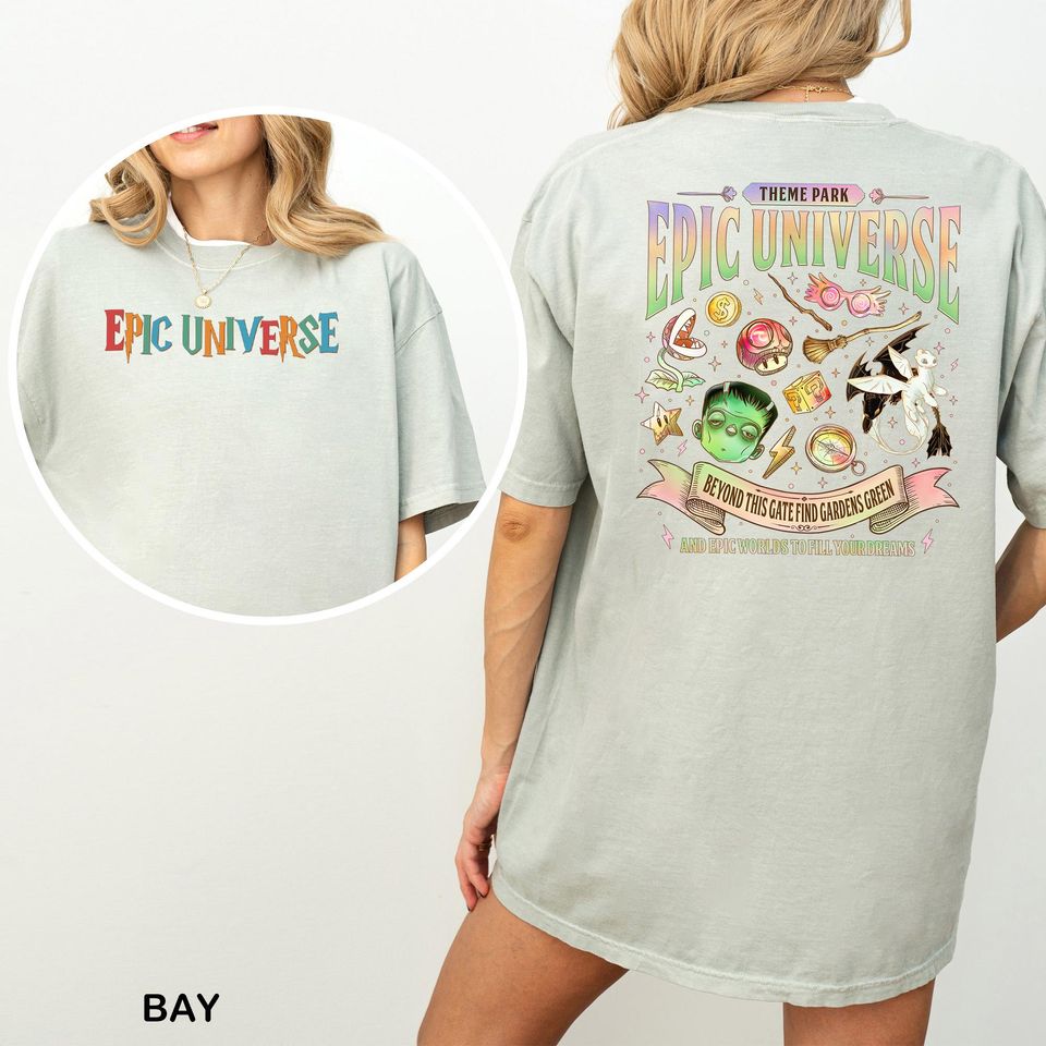 Epic Universe Shirt, Comfort Colors, Universal Studios Theme Park Trip Tee 413426