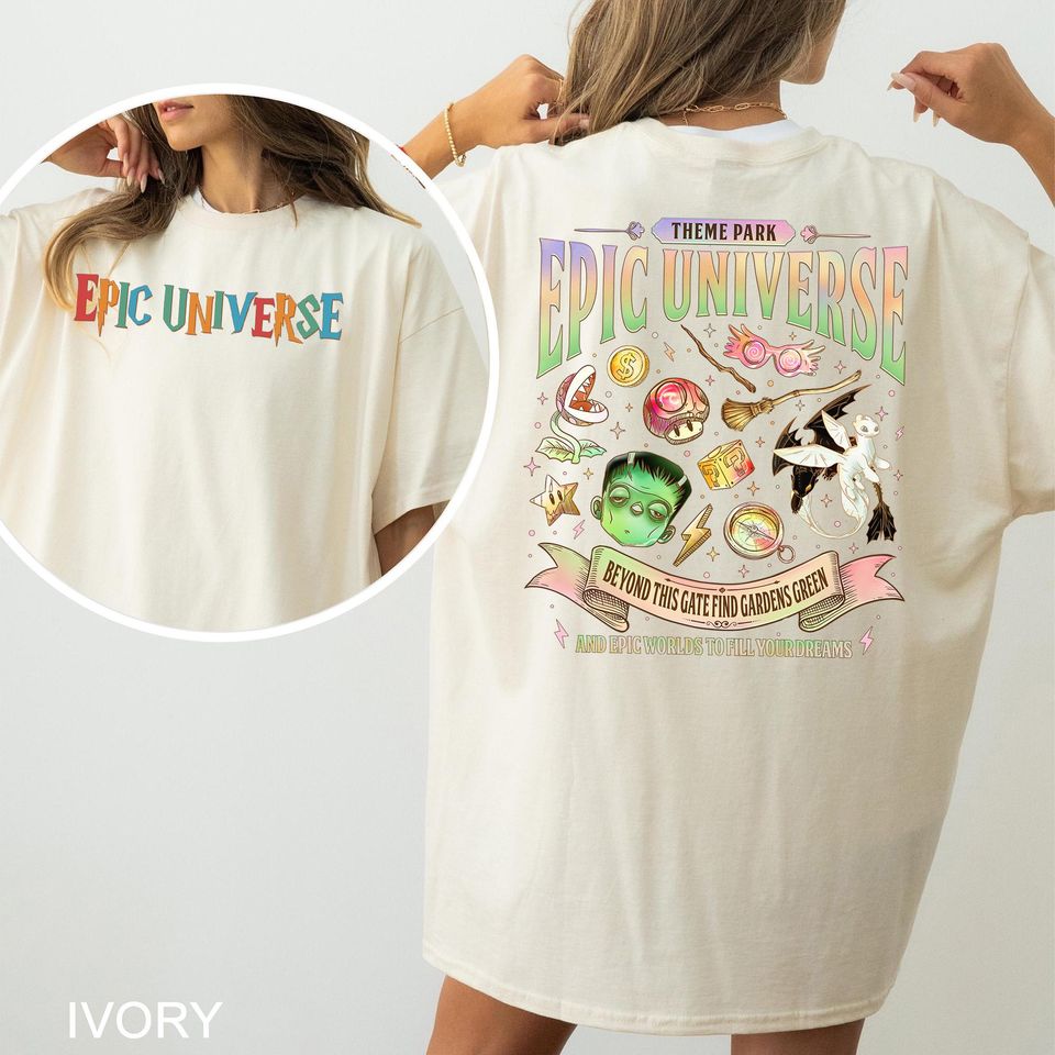 Epic Universe Shirt, Comfort Colors, Universal Studios Theme Park Trip Tee 413426